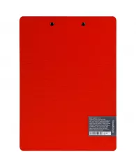 Планшет с зажимом Berlingo "Steel@Style" A4, пластик (полифом), красный