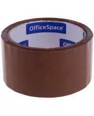 Лента клейкая 48х40м OfficeSpace 38мкм, темная, ШК