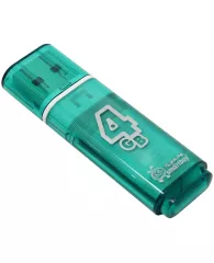 Внешний накопитель Flash USB-Drive 4Gb Smart Buy Glossy зеленый SB4GBGS-G