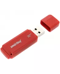 Внешний накопитель Flash USB-Drive 32Gb Smart Buy Dock красный