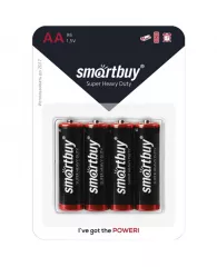 Батарейка SmartBuy AA (R06) солевая, BС4