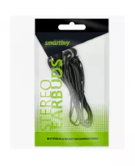 Наушники-вкладыши с микрофоном SmartBuy S4, 1,2м, черный