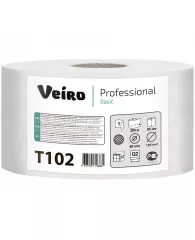 Туалетная бумага Veiro (Q2) Basic 200м белая