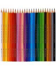 Карандаши цветные Faber-Castell "Замок", 24цв., шестигр., заточ., картон, европодвес