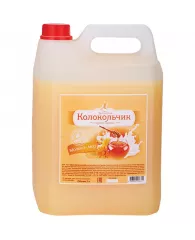 Мыло-крем жидкое Душистый Колокольчик "Молоко и мед", канистра, 5л