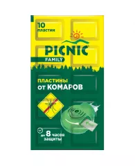 Средство от насекомых Picnic Family  пластины от комаров 10 шт