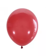 Воздушные шары, 100шт., М12/30см, Поиск, красный, пастель