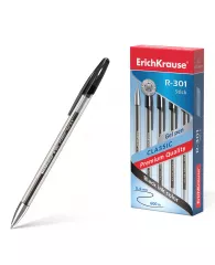 Ручка гелевая ErichKrause® R-301 Classic Gel Stick черная