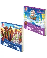 Пластилин Луч "Фантазия", 18 цветов, 315г, восковой, со стеком, картон