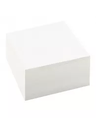 Блок для записи на склейке OfficeSpace, 9*9*4,5см, белый, белизна 70-80%