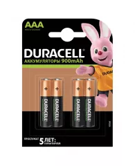 Аккумулятор Duracell AAA (HR03) 900mAh 4BL