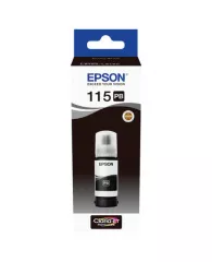 Чернила EPSON 115 (C13T07D14A) для СНПЧ L8160/L8180, черные фото, объем 70 мл, ОРИГИНАЛЬНЫЕ,  C13T07