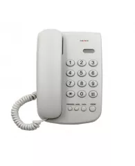 Телефон проводной teXet TX-241 светло-серый