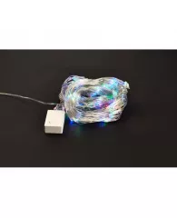 Гирлянда Сеть 1,8х1,5м, прозрачный ПВХ, 180 LED Мультиколор 215-139