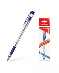Ручка шариковая ErichKrause® ULTRA-30, цвет чернил синий (в пакете по 1 шт.)