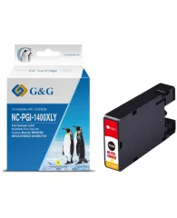 Картридж струйный G@G PGI-1400XL Y жел. для Canon MB2050/MB2350/MB2040