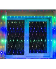 Электрогирлянда Сеть 3х2 м,192 лампы, разноцветных ламп, 8 режимов  ГС-0003