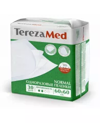 Пеленки впитывающие TEREZA MED 60х60см, NORMAL 30шт/уп (50305)