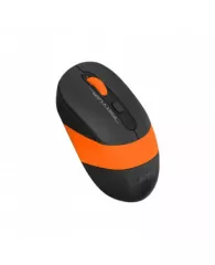 Мышь компьютерная A4 Fstyler FG10, беспроводная, 2000dpi, черный/оранжевый