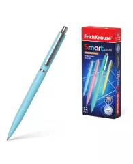 Ручка шариковая ErichKrause® Smart Pastel автомат синяя