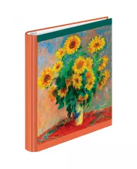 Тетрадь на кольцах А5, 120л., 7БЦ, ArtSpace "Живопись. Claude Monet", глянцевая ламинация, тиснение