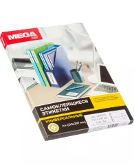 Этикетки самоклеящиеся Promega Label Premium 210х297мм,70г белая (100л/уп)