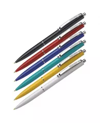 Ручка шариковая автоматическая Schneider "K15" синяя, 1,0мм, корпус ассорти, ш/к