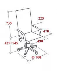 Кресло VB_EChair-655 LT TTW сетка/ткань черный, пластик