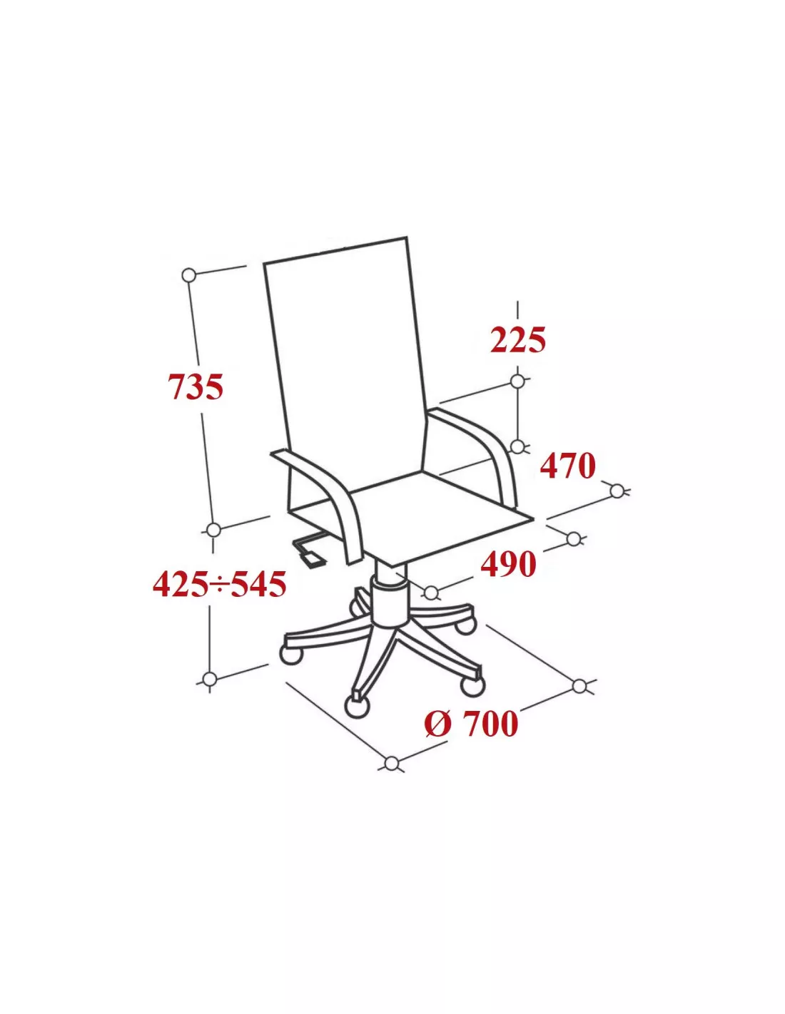 Кресло echair 655 ttw