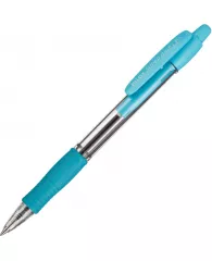 Ручка шариковая автоматическая Pilot Super Grip BPGP-10R-F SL синяя (толщина линии 0.22)