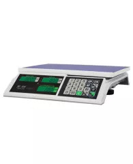Весы торговые MERTECH M-ER 326AC-15.2 LCD (0,04-15 кг), дискретность 5 г, платформа 325x230 мм, без