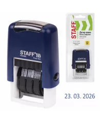 Датер-мини STAFF, месяц цифрами, оттиск 22х4 мм, "Printer 7810 BANK", 237433, шт