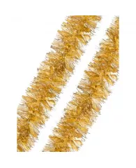 Мишура Желтый песок (узкая)  из Полиэтилена / 200x10см арт.80446