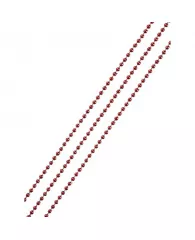 Бусы новогодние гирлянда из полистирола, цвет в ассорт. 270x0,4см арт.82886