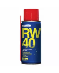 Смазка универсальная RW-40 (аналог WD-40) 200 мл, аэрозоль с трубочкой, RUNWAY RW6096