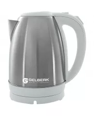 Чайник электрический Gelberk GL-450, 1,8л, 1500Вт, нержавеющая сталь, белый