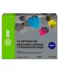 Картридж струйный Cactus CS-EPT04A140 чер. для Epson WF-C8190/C8690