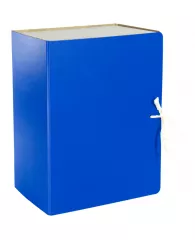 Короб архивный с завязками OfficeSpace разборный, БВ, 150мм, сплошной, синий, клапан МГК
