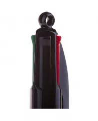 Ручка шариковая автоматическая Bic "4Colors" 4цв., 1,0мм, черный корпус, классические цвета
