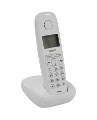 Телефон беспроводной Gigaset A170, монохром. дисплей, АОН, 50 номеров, белый