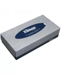 Салфетки косметические Kimberly Clark, 2-слойные, 18,6*21,5см, в картонном боксе, белые, 100шт.