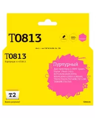 Картридж струйный T2 T0813 (IC-ET0813) пур.для Epson R270R/R390/RX690/TX700