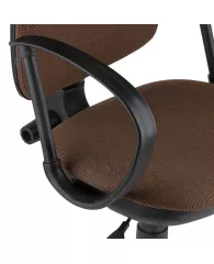 Кресло оператора Helmi HL-M30 "Престиж", ткань коричнево-бежевая В28