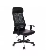 Кресло для руководителя Easy Chair 651 TPU черное (искусственная кожа/сетка, металл)