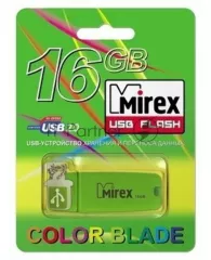 Флеш-диск Flash USB-Drive 16Гб Mirex Chromatic, USB 2.0, Зеленый