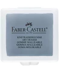 Ластик-клячка Faber-Castell, формопласт, 40*35*10мм, серый, пластик. контейнер