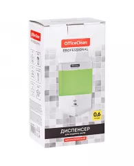 Диспенсер для жидкого мыла OfficeClean Professional Original, наливной, сенсорный, белый, 0,6л