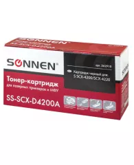 Картридж лазерный SONNEN (SS-SCX-D4200A) для SAMSUNG SCX-4200/4220, ВЫСШЕЕ КАЧЕСТВО, ресурс 2500 стр