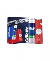 Подарочный набор GILLETTE пена д/бр 250 мл, OLD SPICE гель д/д 250 мл