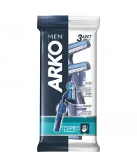 Бритва одноразовая ARKO Ultra Grip T2 PRO 2 лезвия 3 шт/уп T-2063